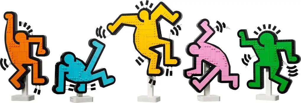 Lego Art 31216 Keith Haring – Dancing Figures, 2 image
