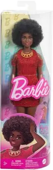 Barbie Doll Fashionista With Natural Black Hair - ბარბის თოჯინა, 6 image