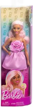Barbie Doll Fashionista in Strapless Rose Dress - ბარბის თოჯინა, 6 image