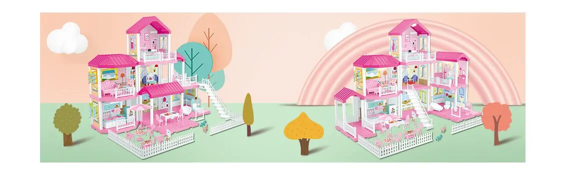 Princess Dream house ოცნების სახლი  244 pcs, 7 image