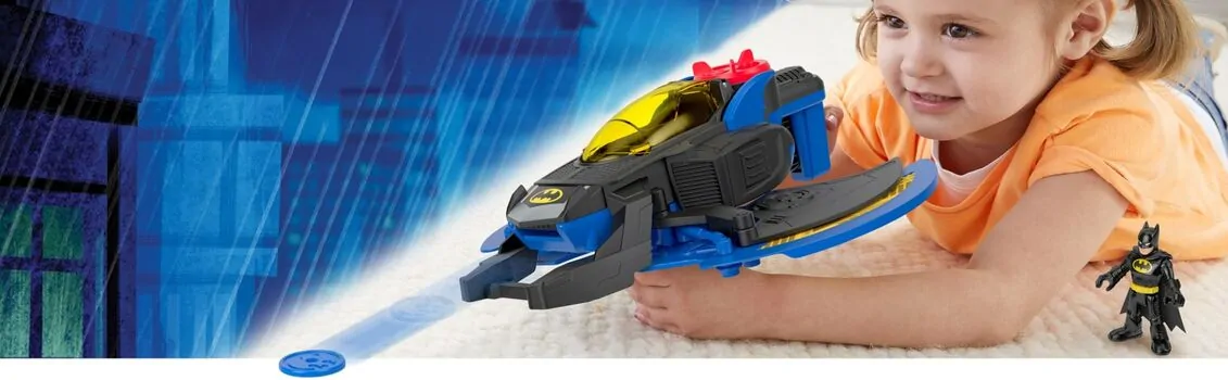Imaginext Dc Super Friends Batwing (DDI)  BATMAN-ის საბრძოლო მანქანა, 8 image
