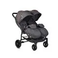 Cangaroo Rome Black ტყუპების სასეირნო ეტლი