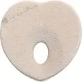 KikkaBoo-ს ერგონომიული ბალიში ახალშობილისთვის Memory foam ergonomic pillow Heart Beige Velvet