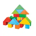 Pilsan-ის სათამაშო კუბიკები 03 234 BIG GEOMETRIC SHAPES (60 PCS)