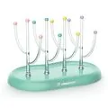 KikkaBoo-ს საბავშვო ბოთლების საშრობი Drying rack Marble Mint
