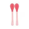 KikkaBoo-ს ჩვილის თერმო კოვზი Heat sensing spoons 2pcs Pink