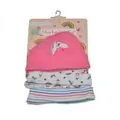 Cangaroo-ს ახალშობილის ქუდების ნაკრები Baby hats Kay pink