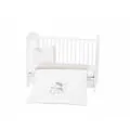 KikkaBoo-ს საბავშვო თეთრეულის 5 ნაჭრიანი ნაკრები Bedding set 5pcs embroidery Dreamy Flight