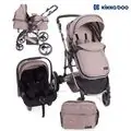 KikkaBoo D'ora Beige 3in1 საბავშვო ეტლის კომპლექტი