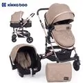 KikkaBoo Amaia Beige საბავშვო ეტლის 3x1 კომპლექტი