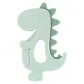 KikkaBoo-ს ღრძილების მასაჟორი Silicone teether Dinosaur Mint