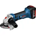 კუთხსახეხი BOSCH GWS 18-125 V-LI (0615990L6G) + (1x4.0Ah+GAL 18-40C)