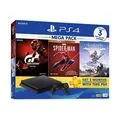 ფლეისთეიშენი PlayStation 4 1TB Slim + 3 Games Horizone Zero Down+Spider-Man+Gran Turismo Sport 115701