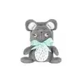 KikkaBoo-ს ახალშობილის პლედი Baby blanket with embroidery 3D Mouse