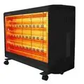 ელექტრო გამათბობელი Electric heater Luxell LX-2811-2, 2200 W 4 Quartz tube  levels black 25m²