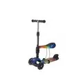 Makani-ს ტრანსფორმერი სკუტერი (სამაკატი) Makani Scooter 3 in 1 Ride and Skate Rainbow