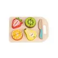 Tooky Toy TL142 Cutting fruits ხის სათამაშო ხილი და დაფა