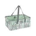 KikkaBoo Diaper Organizer Leaves Mint საბავშვო აქსესუარების ორგანაიზერი