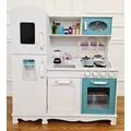 WOODEN PLAY KITCHEN საბავშვო თეთრი ხის სამზარეულო TX1170-1