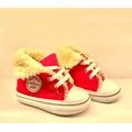 Papulin Baby Shoes 0-12 Months 4272 ჩვილის ფეხსაცმელი RED