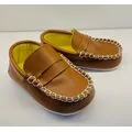 Papulin Baby Shoes 0-12 Months 3142 ჩვილის ფეხსაცმელი BROWN