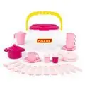 Polesie-ს სათამაშო ჭურჭლის ნაკრები 56573 Cookware set, 20 pcs, container