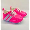 Papulin Baby Shoes 0-12 Months 2142 ჩვილის ფეხსაცმელი NEON PINK