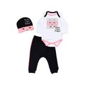 Love Yourself, Pink, 3in1 ახალშობილის ტანსაცმლის ნაკრები MİNİWORLD 15917, ზომა: 6-9 თვე
