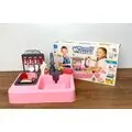 TOY SINK FOR KIDS MODERN LAVABO  საბავშვო სამზარეულოს ფუნქციური ნიჟარა