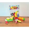 Birlik Toys CUT AND FUN VEGETABLE & FRUITS URT007-PVC-1A/B სათამაშო დასაჭრელი ხილი და ბოსტნეული
