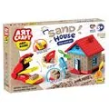 Dede ARTCRAFT KINETIC HOUSE MODELING PLAY SAND კინეტიკური ქვიშის ნაკრები 03675