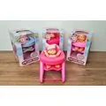 TOY DOLL WITH BABY SITTER სათამაშო თოჯინა სკამით