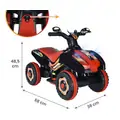 UJ Toys Ranger Black - საბავშვო კვადროციკლი
