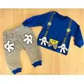 Mr. Mickey Agumini Baby 2in1 Set ახალშობილის ტანსაცმლის ნაკრები 80041 Blue