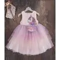 Premium Class Dress Little Unicorn საბავშვო კაბა 9039 ERAY KIDS PINK