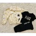 Black Pink Set საბავშვო ტანსაცმლის ნაკრები 4359 COCOLAND BEIGE
