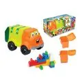 Dede 03451 MY FIRST GARBAGE TRUCK WITH 30 BLOCKS  სათამაშო ნაგვის მანქანა 30 კუბიკით