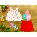 Poppy Cherry 2in1 Set საბავშვო ტანსაცმლის ნაკრები BONTINO 3011 PINK