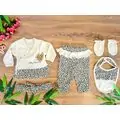 Little Princess Leopard Set 5in1 ჩვილის ტანსაცმლის ნაკრები Begisa 431