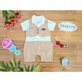 Little Baby Suit ჩვილის რომპერი Hippil 0325 Beige