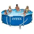 Intex 28202 Metal Frame Pool Set With Cartridge Filter აუზი კარკასული ფილტრით