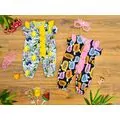 Colorful Newborn Bodysuit 15-10003 Maibella ჩვილის საზაფხულო კომბინიზონი
