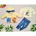 Roar Dino 3in1 Set 23804 Beige Minikon საბავშვო სამეული