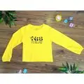 I'M NOT LAZY 723419 YELLOW ALG გრძელ მკლავიანი მაისური
