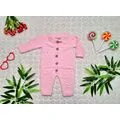 Baby Knitted Bodysuit Pink Caramini 1126 ახალშობილის რომპერი