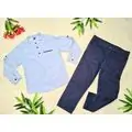 Skirt and Trousers Set BEBE ELBISE 605 BLUE საბავშვო ტანსაცმლის ნაკრები
