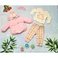Fluffy winter 3in1 Set BABYROSE 8406 საბავშვო ტანსაცმლის ნაკრები
