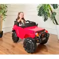 Wrangler Jeep For Kids Red - საბავშვო ელექტრო მანქანა