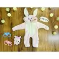 Lovely Rabbit Romper MURATBABY 4674 Pink რომპერი