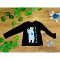 We All Have One Heart 623401 BLACK ALG გრძელ მკლავიანი მაისური